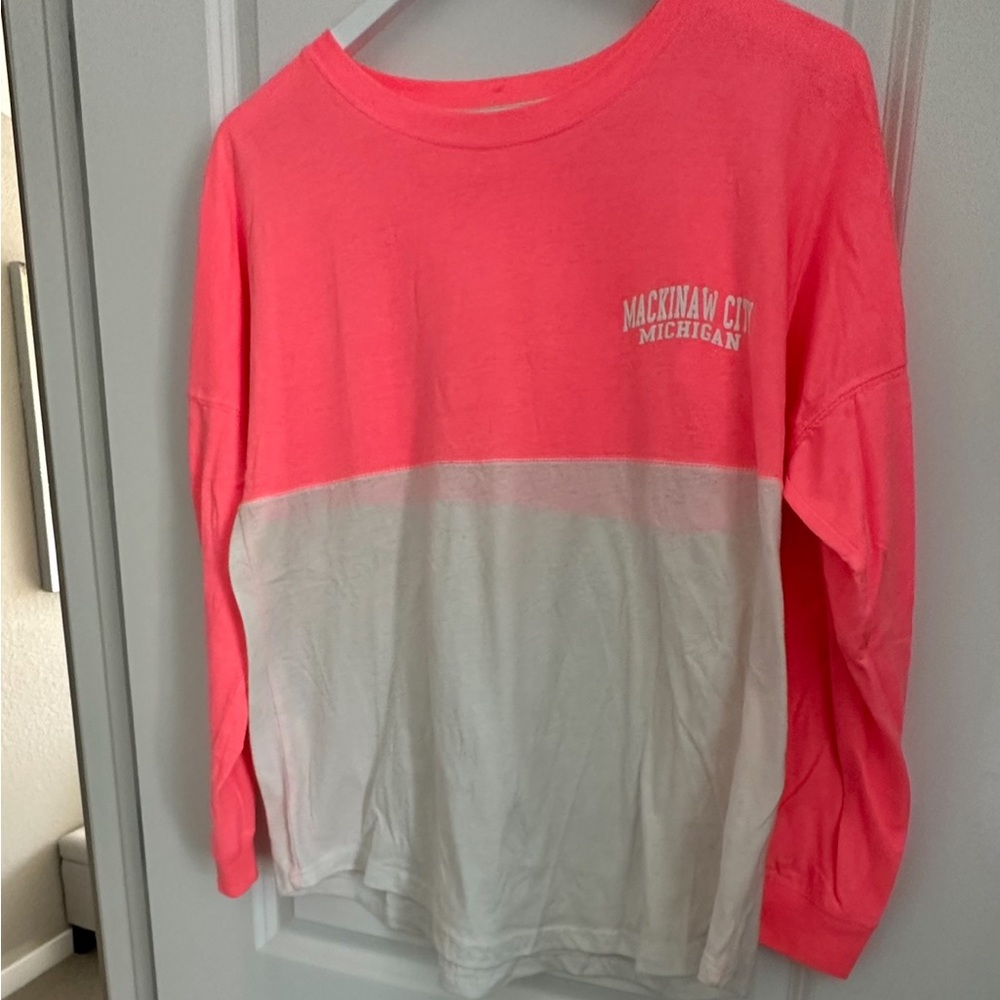 🔥Hot Pink Varsity Top